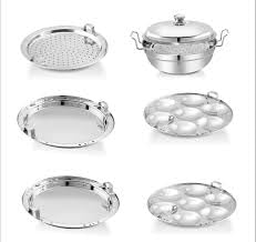 EMINENT TRADERS 5 plate sandwich or induction bottom multi kadai 14 idli Induction Idli Maker (5 Plates, 14 Idlis) - Image 2