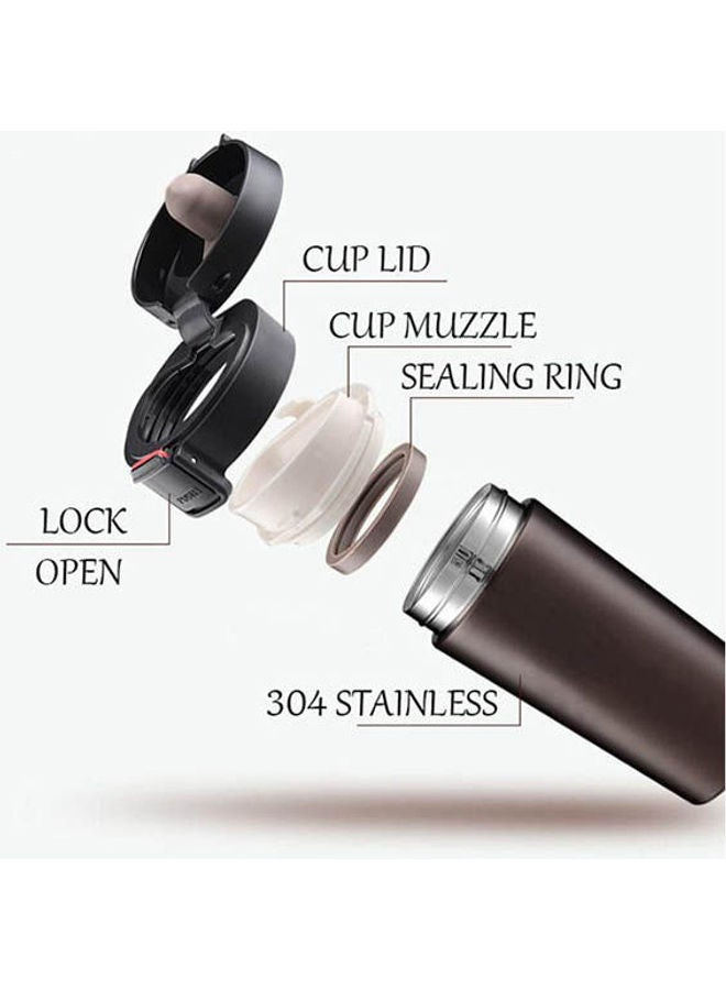 NIBEMINENT Thermal Bottle Coffee Mug Travel Portable Stainless Steel Water Multicolour 370ml - Image 3