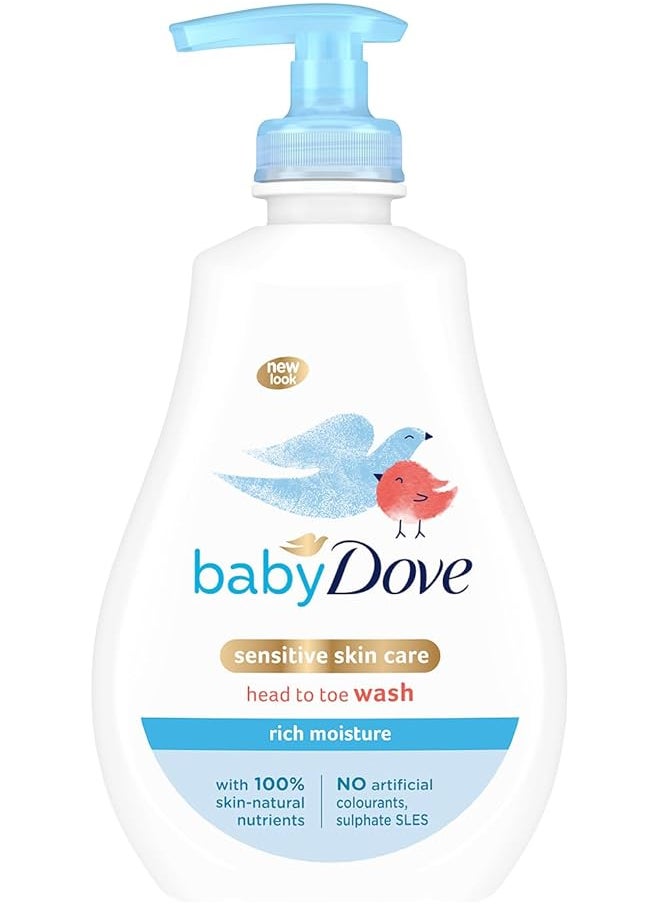 Baby Dove - Rich Moisture Head To Toe Wash 400 Ml - Image 1