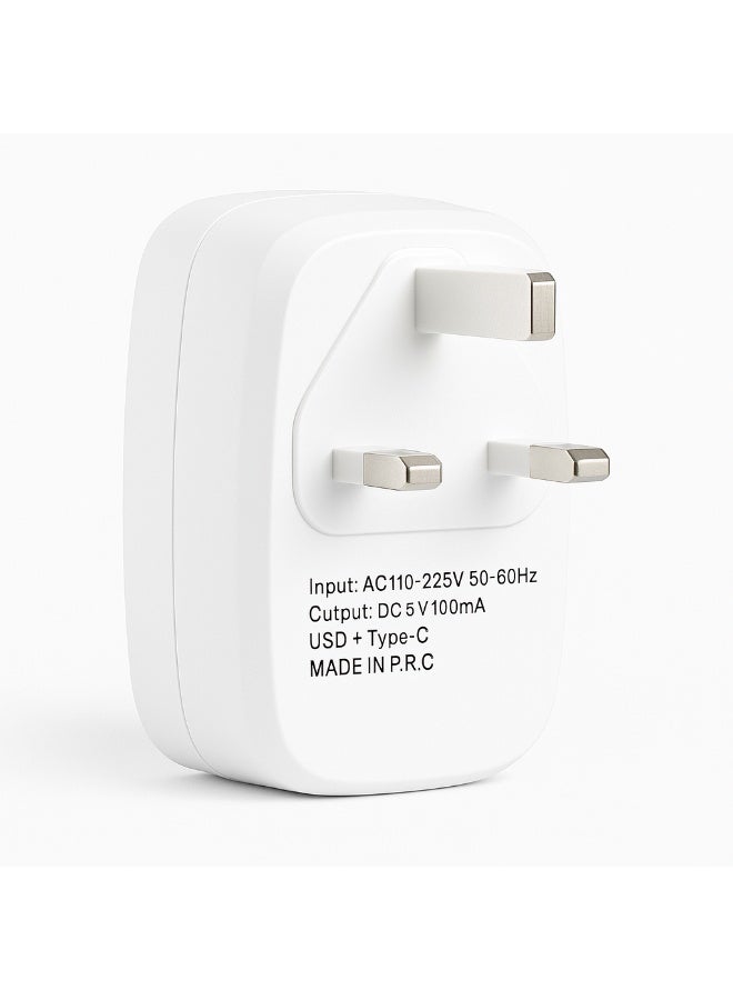 Panvil Universal Travel Adapter with USB & Type-C Ports – Multi-Functional International Power Plug Adapter – Portable Lightweight Charger for Smartphones, Tablets, Laptops & Cameras – Perfect for Worldwide Travel - Image 2