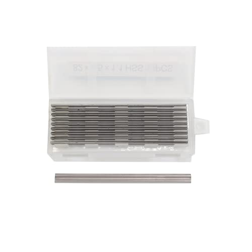 STORMCUBE 3-1/4 Inch Planer Blades HSS 82mm Replacement for Makita Bosch DeWalt Hitachi Porter Cable Ryobi Stanley WEN and Most 3-1/4 Hand-Held Portable Planer Pack of 10 - Image 1