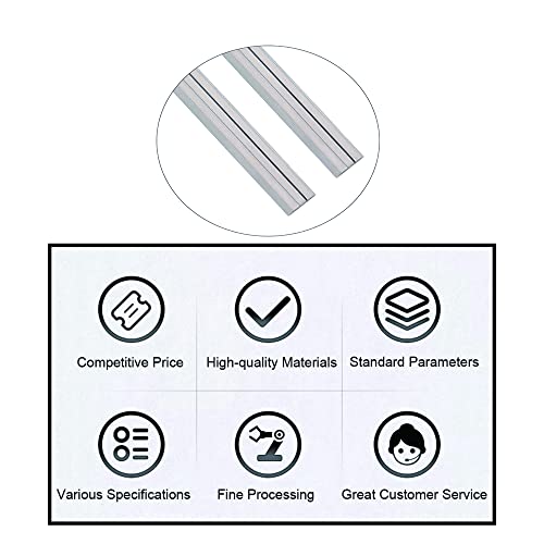 STORMCUBE 3-1/4 Inch Planer Blades HSS 82mm Replacement for Makita Bosch DeWalt Hitachi Porter Cable Ryobi Stanley WEN and Most 3-1/4 Hand-Held Portable Planer Pack of 10 - Image 4