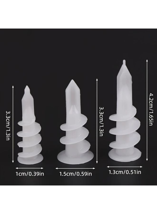 20Pcs 13x42mm Self Drilling Plastic Drywall Anchors Kit With Installation Pins - Image 5