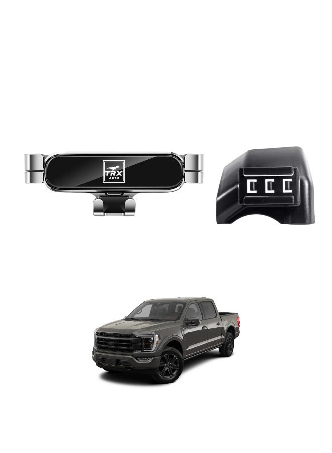 TRX AUTO Car Phone Holder For Ford F150 2021-2025 | Multimedia Screen Fixed Bracket Base Car Phone Holder | Accessories Fit for Ford F150 - Image 1