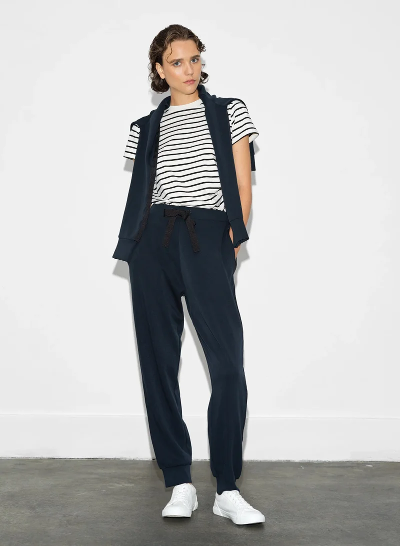 French Connection Wren Side Trim Tie Trousers