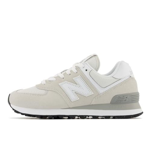 New Balance Women's 574 Core Sneaker, Nimbus Cloud/White, 5.5 Wide - Image 4