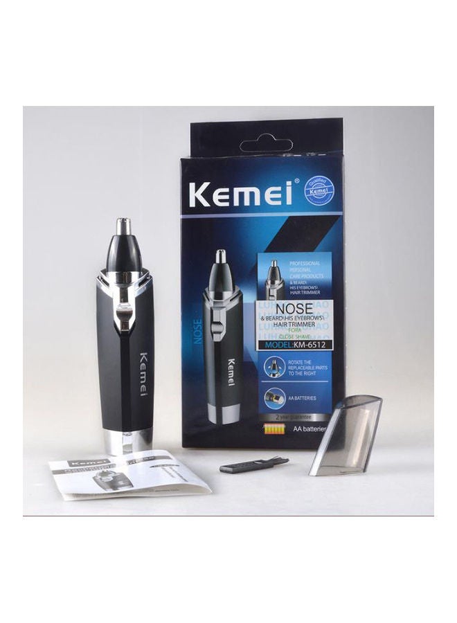 Kemei Dry Battery Nose Hair Trimmer Black 12.9x3cm - Image 4