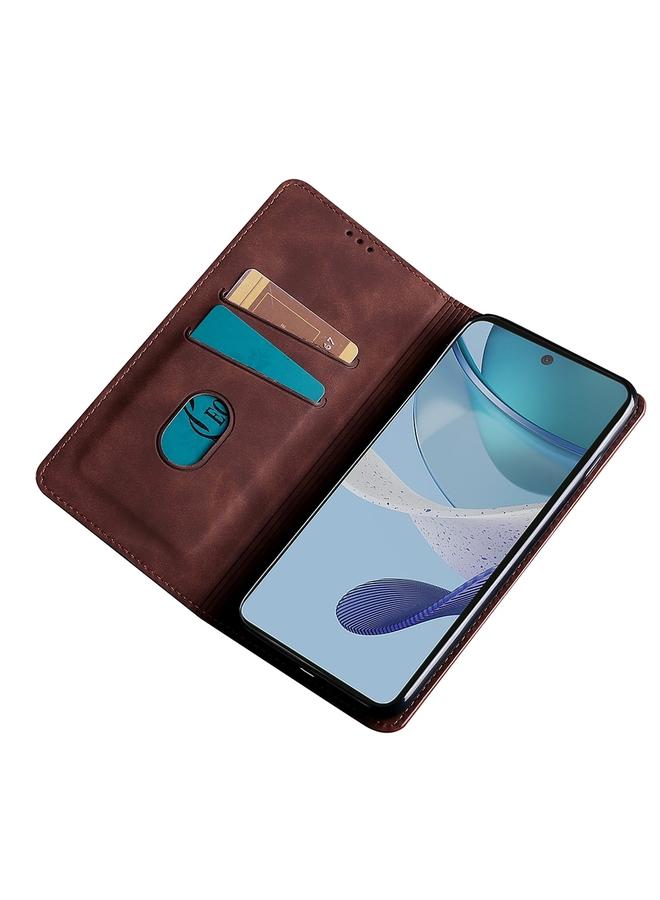 اس-توب جراب لهاتف Realme 11 Pro 5G / 11 Pro+ 5G جراب هاتف جلدي مغناطيسي بملمس الجلد - Image 3