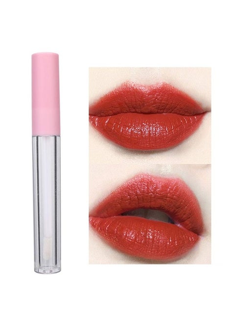 2.5 ML Empty Lip Gloss Tubes Cream Containers Jars DIY Makeup Tools Cosmetic Transparent Lip Balm Refillable Bottle - 10pcs(Pink)