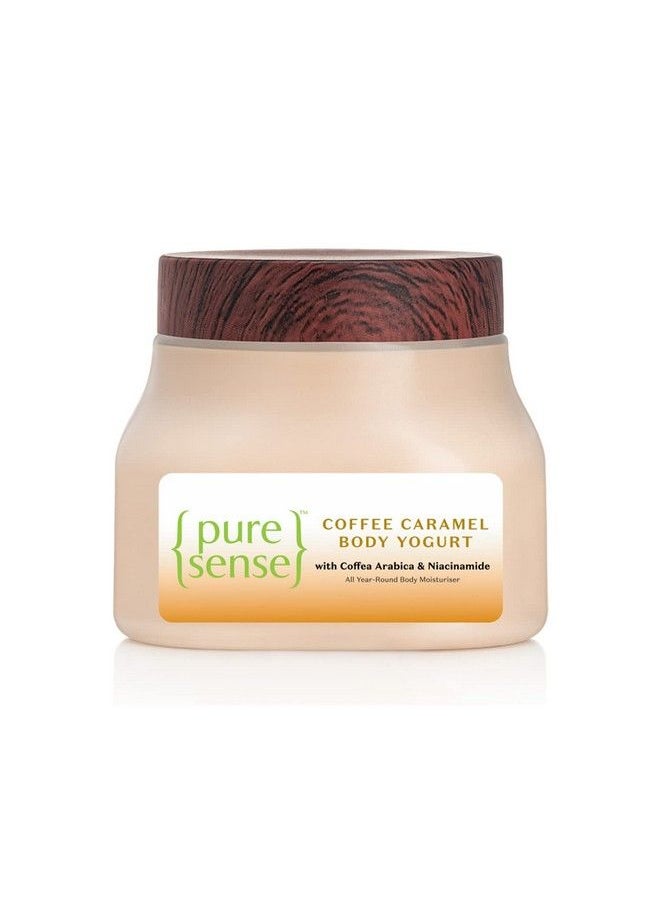 PureSense Body Yogurt Coffee Caramel With Coffee Arabica & Niacinamide ; For Deeply Nourished & Moisturised Skin ; All Skin Types ; 160Ml  - Image 2
