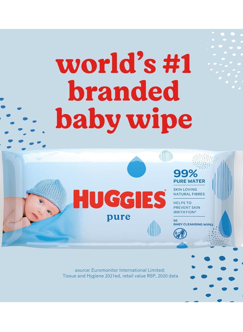 Pure Baby Cleansing Wipes 2+1 Free - Total 168 wiprs