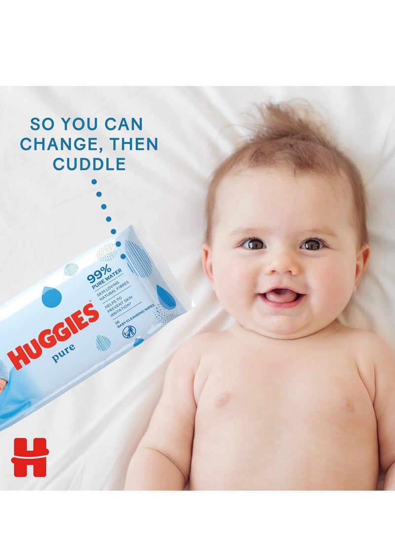 Pure Baby Cleansing Wipes 2+1 Free - Total 168 wiprs