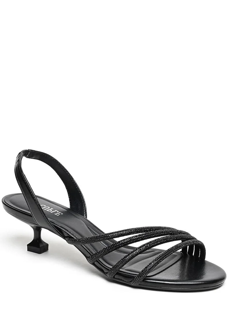 كابلي Sling back Kitten Heeled Sandals