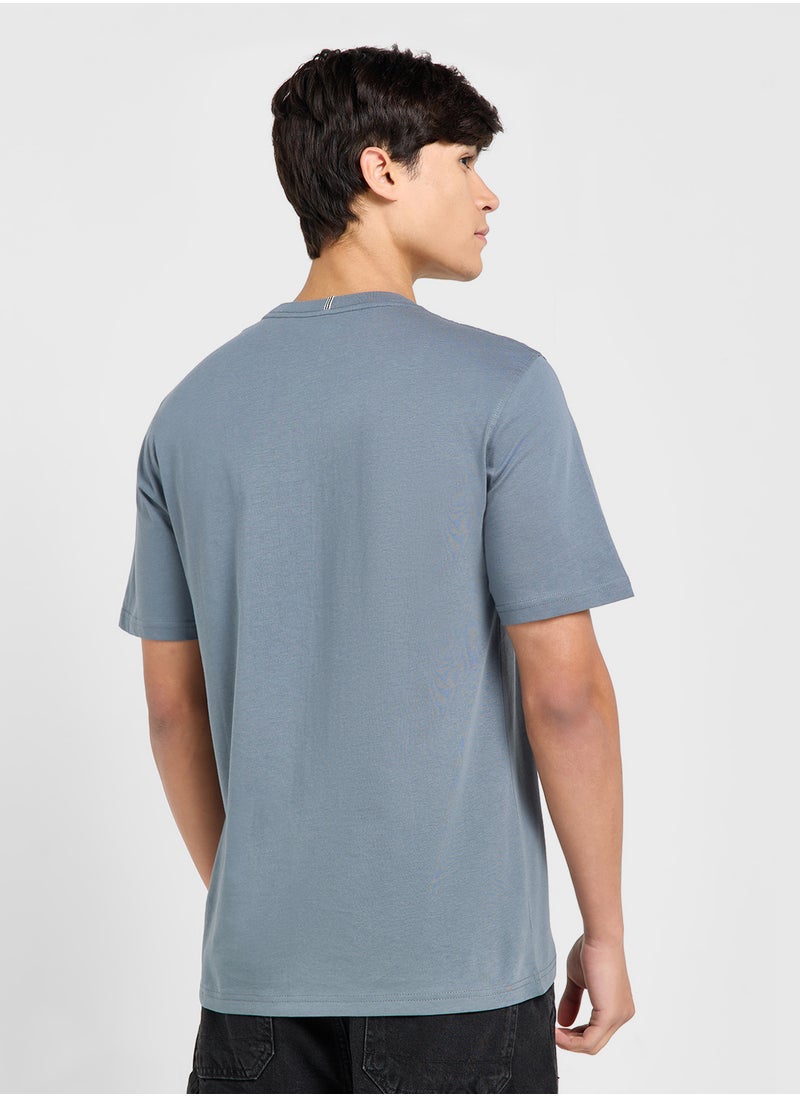 JACK & JONES - Jorfrederiksberg Printed Crew Neck T-Shirt - Image 1