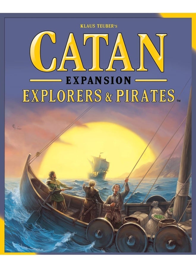 Catan CN3075 Explorers and Pirates Expansion Board Game 5th Edition - Image 1