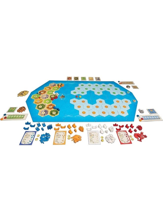 Catan CN3075 Explorers and Pirates Expansion Board Game 5th Edition - Image 3