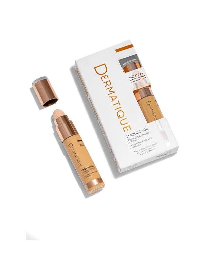 ديرماتيك  كونسيلر مصحح لعيوب البشرة (متوسط ​​) + بليندر - 8 مل