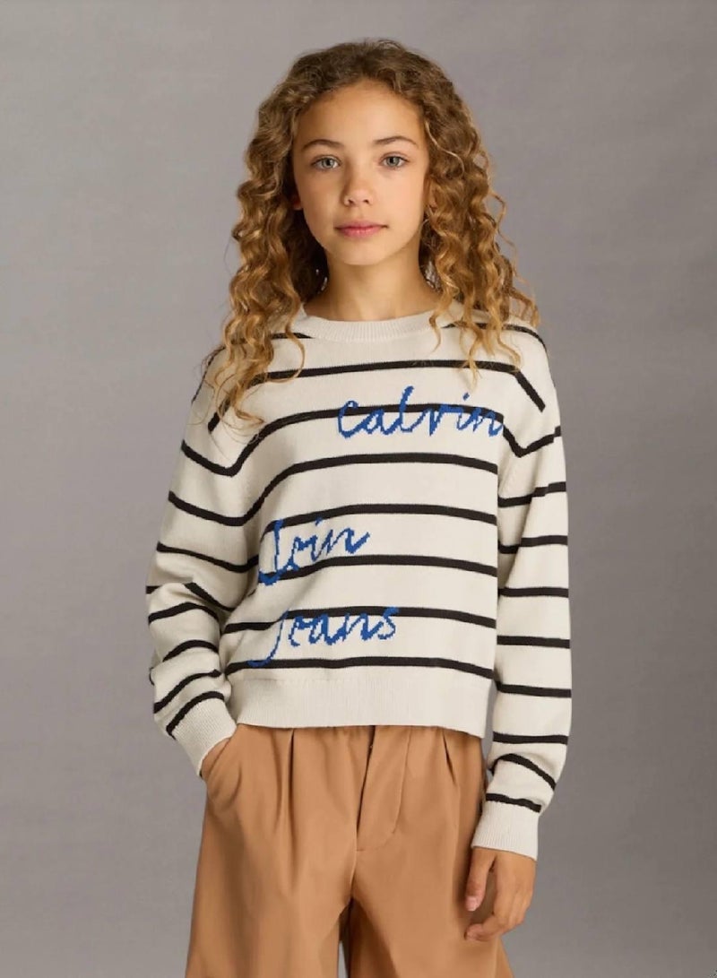Calvin Klein Jeans Striped Sweater - Image 1