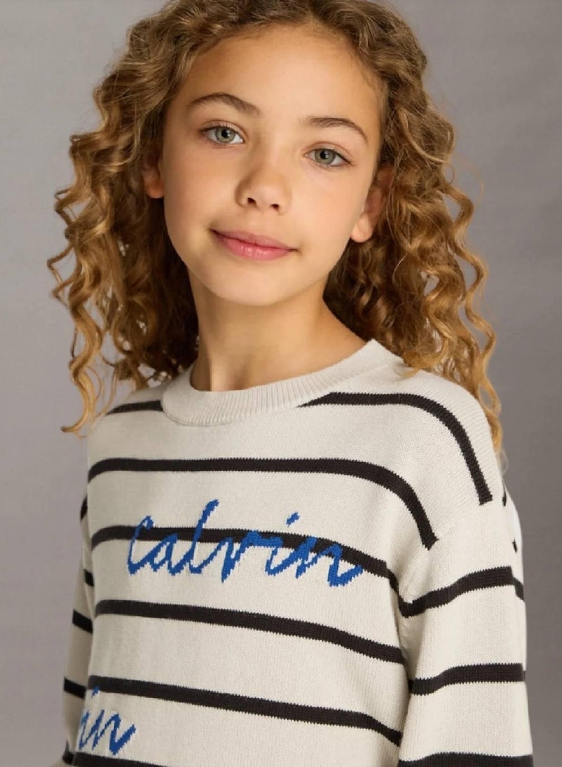 Calvin Klein Jeans Striped Sweater - Image 3