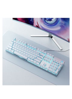 HP لوحة مفاتيح الألعاب الميكانيكية HP GK400F باللون الأبيض  - Image 2