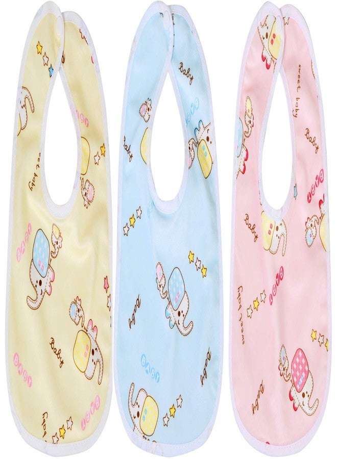First Trend Waterproof and Quick Dry Baby Bibs Pack of 3 (Green) - Image 1