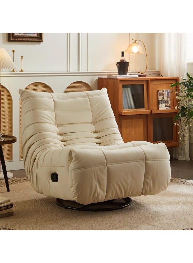 أريكة أرضية مع دعم للظهر، أريكة مفردة من الإسفنج عالي الكثافة، أريكة أرضية كسولة بدون أذرع، أريكة صالة حديثة من التاتامي لغرفة المعيشة وغرفة النوم والصالون - Image 1