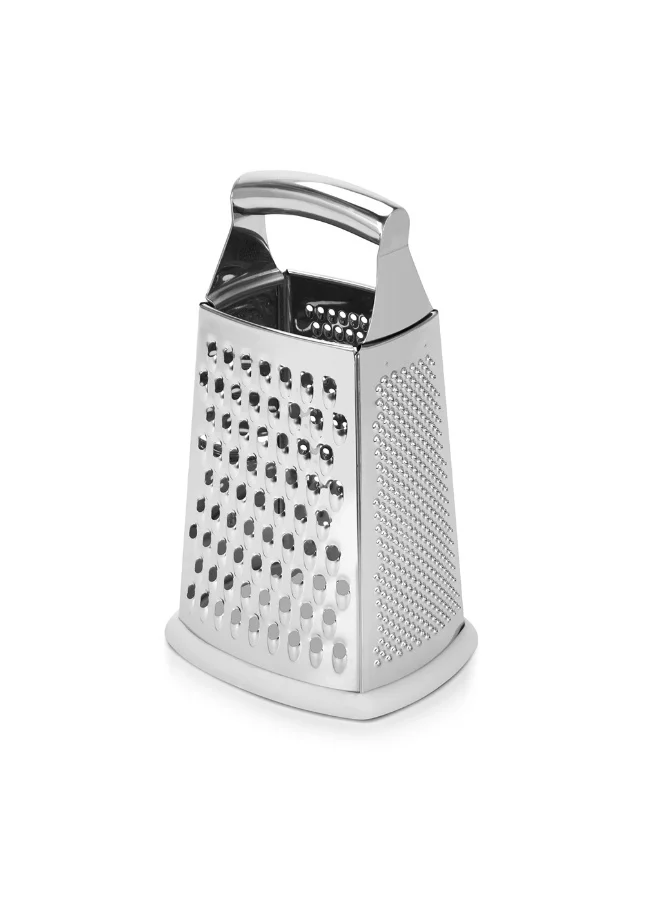 Fissman  10inch - 4-Sided Grater 24cm Stainless Steel, Multipurpose Kitchen Tool for Cheese, Vegetables, Fruits, and Zest  | Best Price UAE