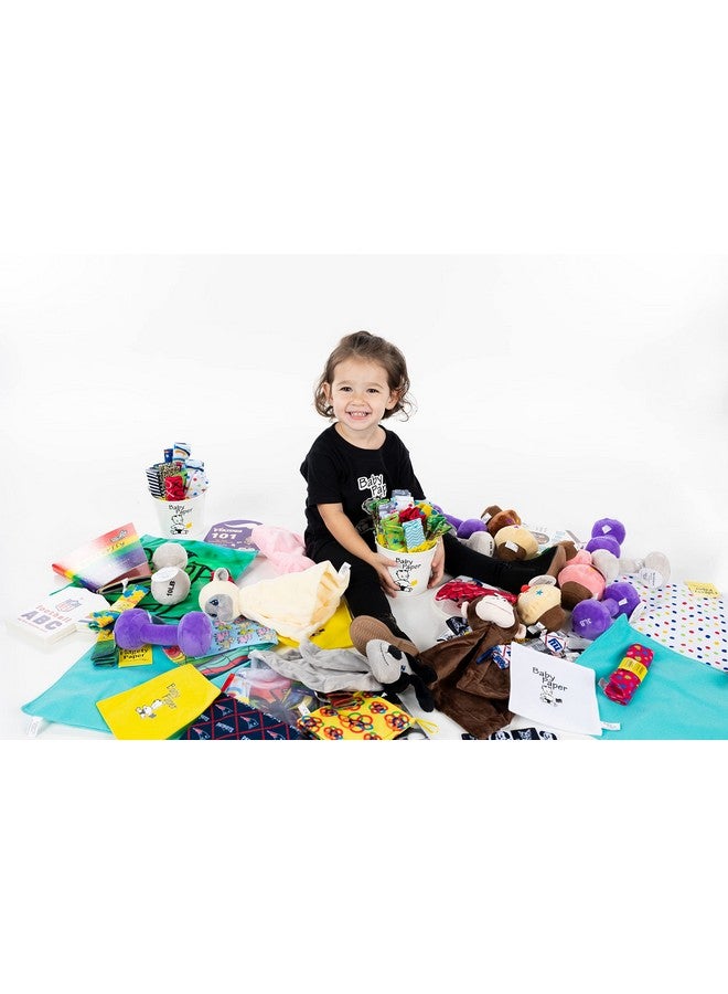 Baby Paper Original Baby Paper - Crinkle Teether and Sensory Toy for Babies and Infants | Black and White Stripes | Non-Toxic, Washable | Great for Baby Showers - Image 2