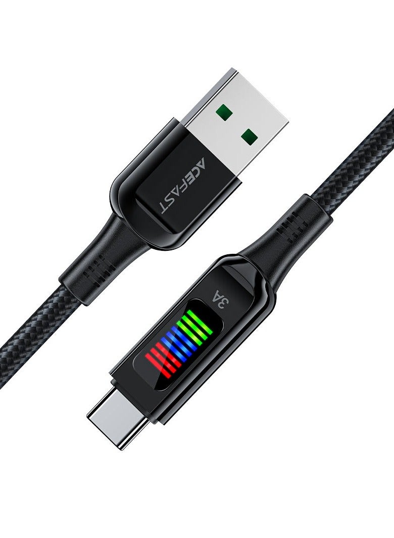 ACEFAST C7-04 USB-A to USB-C charging data cable witth display - Image 3