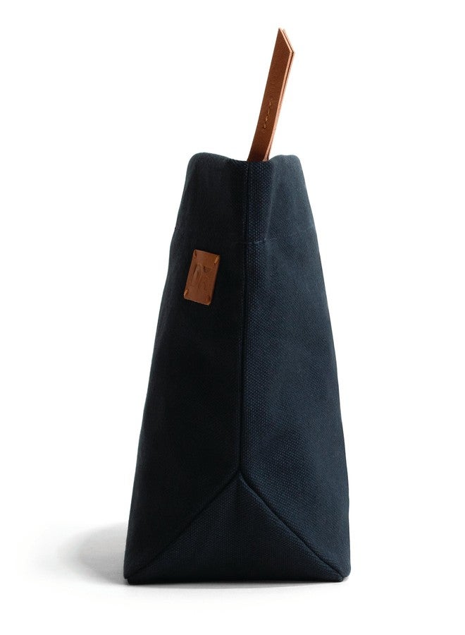 DailyObjects Large Clutch Taxi Canvas Pouch and Storage Organizer - Lightweight, Spacious, Durable and Multi-Purpose for Women and Men, Holds Accessories and Gadget like Toiletry - Blue - Image 5