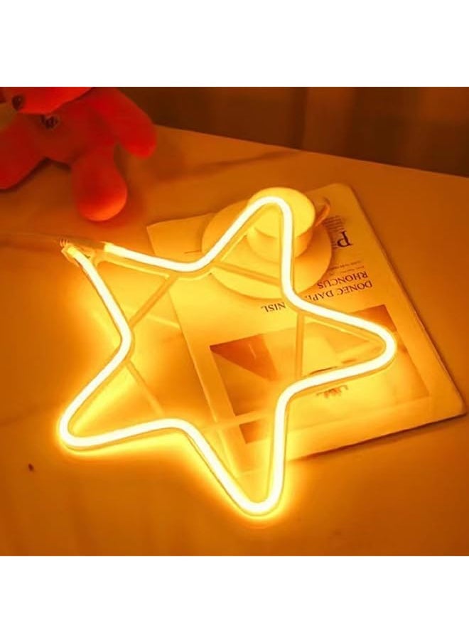 The Bros LED Star and Moon String Lights, Hanging Decorative Lights, Little Star Party Decoration, Outdoor Street Holiday Decoration Lights, Hanging Tree Lights, 30CM (style 1)  - Image 1
