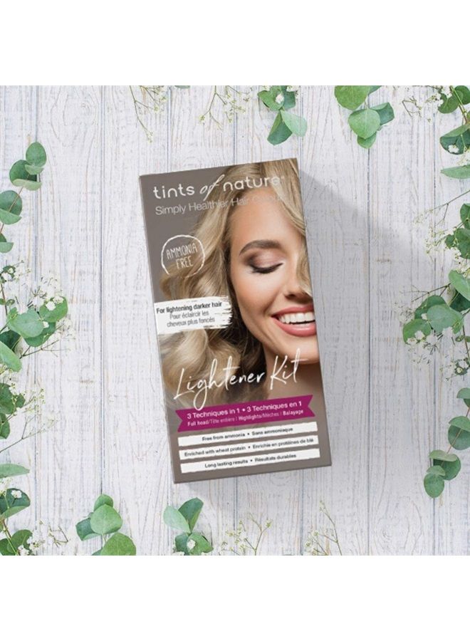 3 in 1 Lightener Kit, Lightens Hair Dye Up To 7 Shades, 1 x 210g