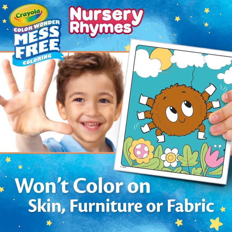 Crayola Color Wonder Nursery Rhymes, Mess Free Coloring Pages & Markers, Gift for Kids, Age 3, 4, 5, 6 - Image 4