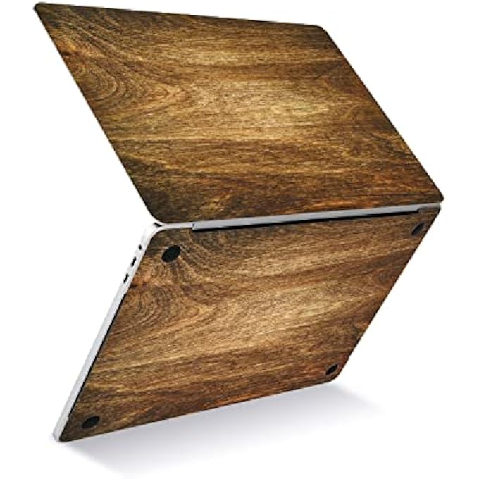 rayihni DECAL SKIN COMPATIBLE WITH 2022 MACBOOK AIR 13.6 INCH (MODEL A2681 W/ M2 CHIP) - PROTECTIVE AND DECORATIVE FULL BODY LAPTOP SKIN DECAL STICKER, ANTI-SCRATCH VINLY WRAP [WOOD TEXTURE 2] - Image 1
