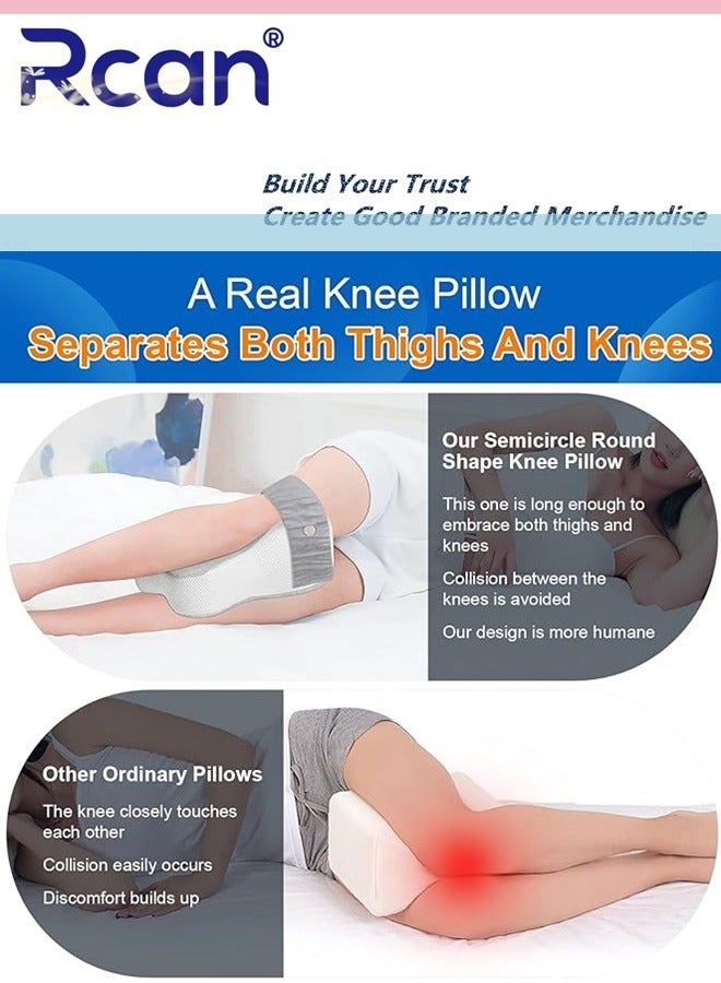 ركان وسادة دعم للركبة والساق من إسفنج النوم على الجانب، وسادة مسند للساق من إسفنج الذاكرة، وسادة ركبة تقويمية للعظام، وسادة ساق للنوم على الساقين والركبتين والظهر - Image 2
