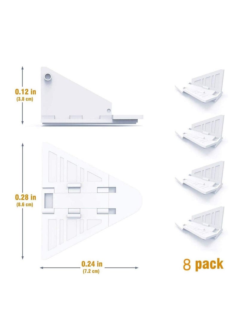 Y&D Sliding Door Lock for Child Safety,Window Protection Lock，Baby Proof Patio, Closet,Shower,Window,Wardrobe, Childproof Cupboard Kitchen Cabinet  - Image 2