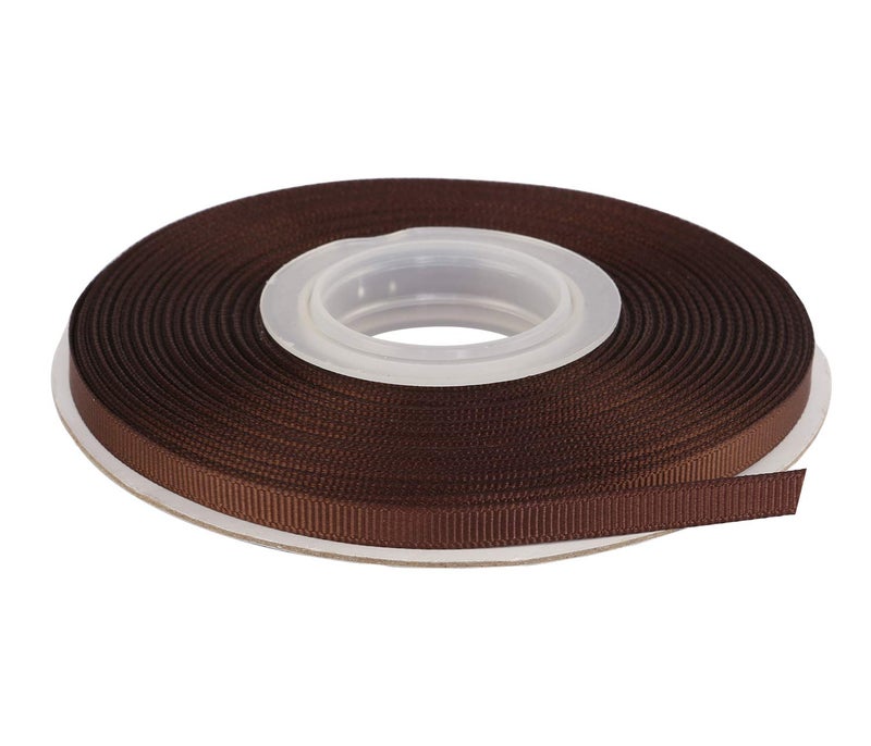 Ribbonitlux 14 Wide Solid Grosgrain Ribbon 25 Yards 850Brown Set for Gift Wrapping Party Decor Sewing Applications Wedding and Craft