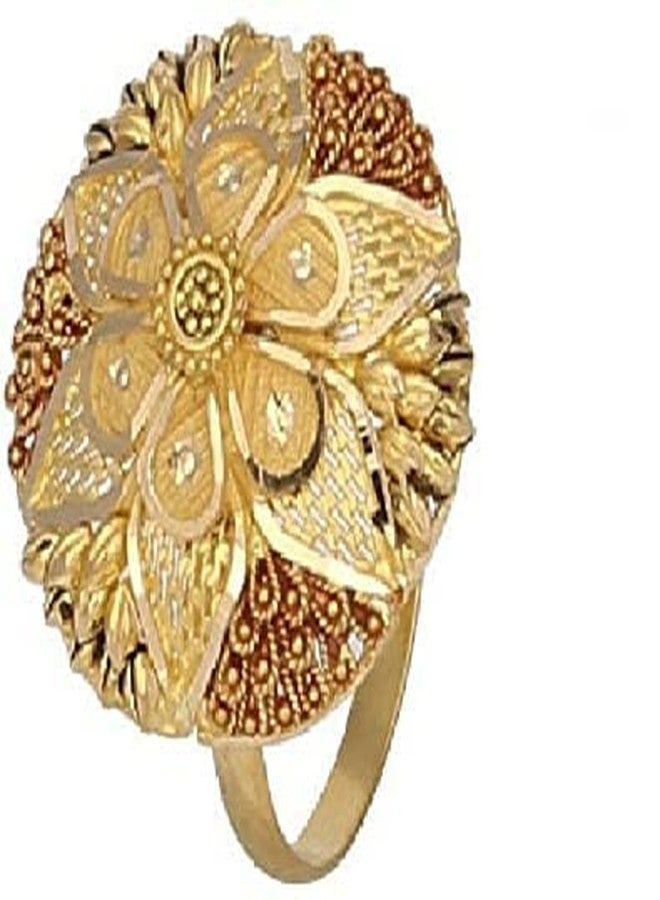 Bhumi Creation Brass Gold-Plated Ring for Women