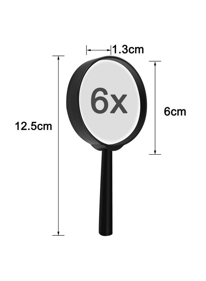 إلكوهو مجموعة من 15 عدسة مكبرة بلاستيكية محمولة من Elcoho لقراءة المجوهرات وإكسسوارات المكتب المنزلي مع حقيبة تخزين - Image 2