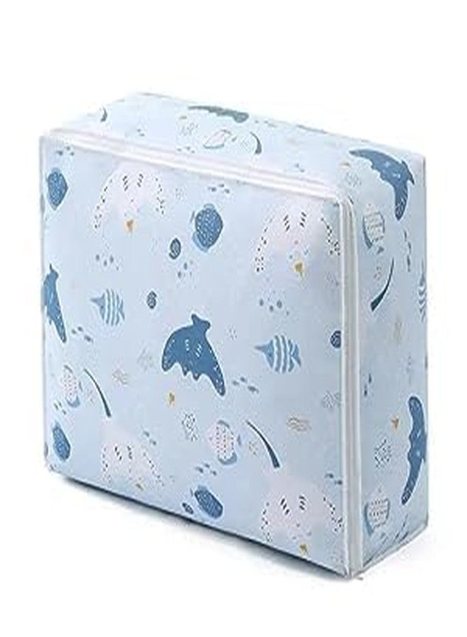 CABLE GALLERY Big Size Blenket storage bag under bed Storage Organizer, Moisture Proof Mildew Proof Dust Proof Waterproof Quilt Storage Bags Foldable, Square Bag Organizer (1) - Image 2