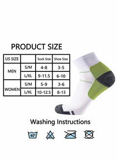 KASTWAVE Compression Socks Plantar Fasciitis for Women & Men Circulation 7 Pairs Arch Ankle Support 15-20 mmHg Best for Running Cycling,Nurses,Hiking(S/M)  - Image 5