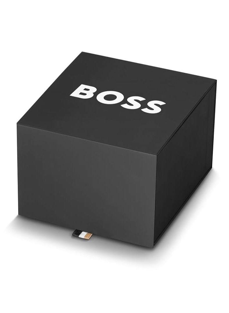 بوس ساعة BOSS للرجال بمينا رمادية تناظرية - 1514153 - Image 4