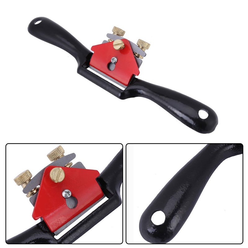 Akozon Plane Spokeshave 9 Inch Adjustment Woodworking Cutting Edge Plane Spokeshave Hand with Screw for Woodcarver Carpenter Hand Trimming Tool Wood Craft - Image 3