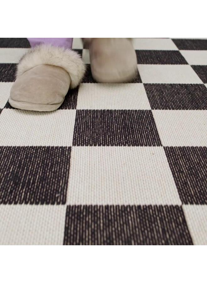 erorex Rug, flatwoven, white/black, 60x120 cm - Image 2