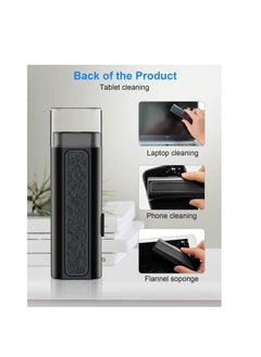 Excefore 8 in 1 Cleaner Kit for Airpod, Earphone Cleaner Kit, Cleaning Pen with Brush, Multifunctional Cleaning Kit for Keyboard, Airpods, Computer, Laptop (Black)  - Image 5