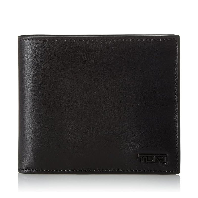 TUMI - Delta Global Center Flip ID Passcase - Bifold Leather Wallet - RFID Blocking Accessory - Multiple Card Slots - 4" x 5" - Black - Image 1