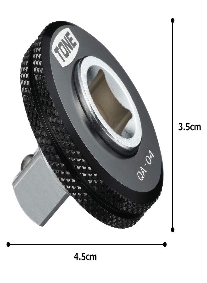 TONE Quick Adapter QA-04 1/2" Inch Drive Black - Image 3