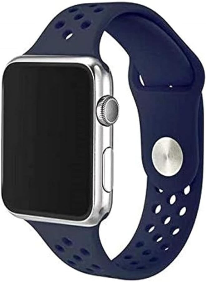 Next - Next store Sport Band Compatible with Apple Watch Band 38mm 40mm 41mm, Breathable Soft Silicone Replacement Strap Compatible with iWatch SE Series 8 7 6 5 4 3 2 1 - Image 1