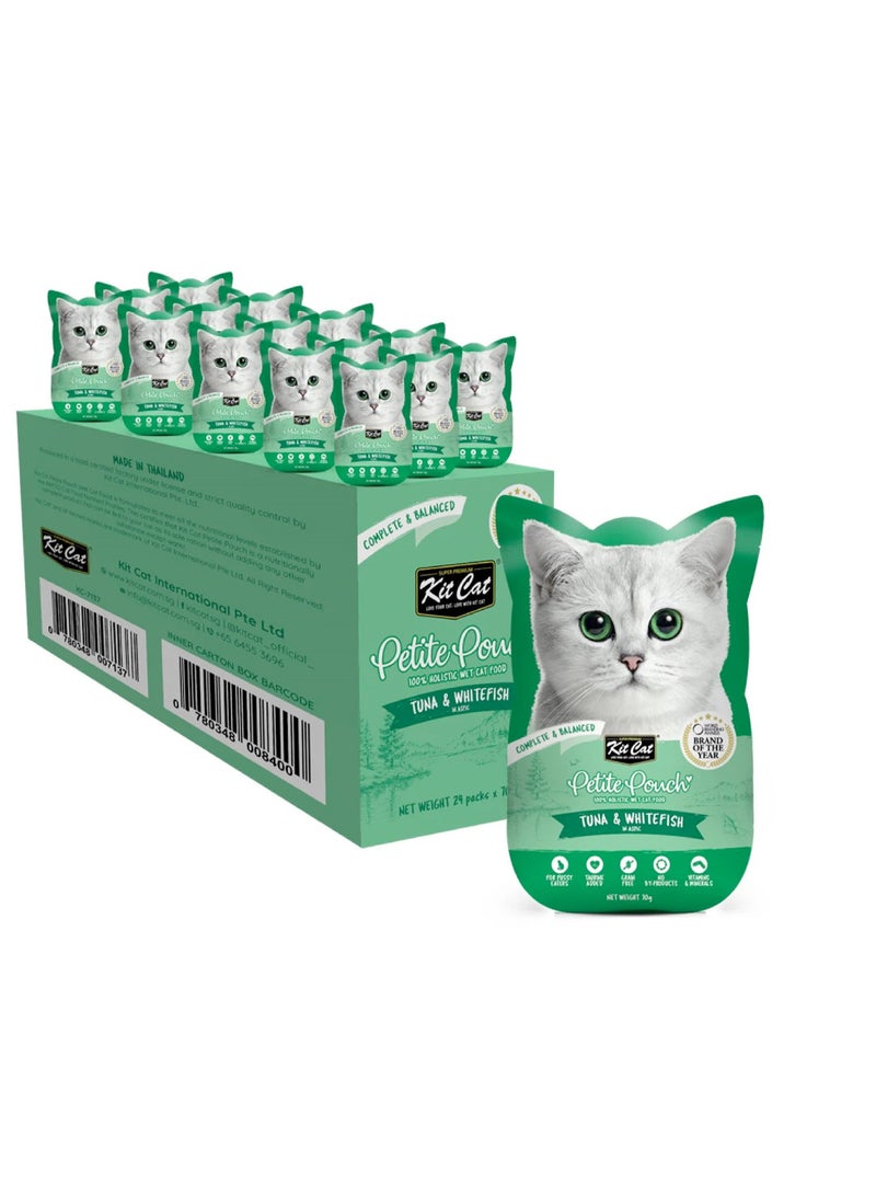 كيت كات - كيس صغير (70 جرام × 6 قطع) - سمك التونة والسمك الأبيض - 6 قطع - Image 2