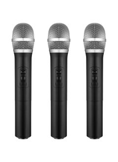 3 Pcs Fake Microphone Toy Microphone Prop Playing Plastic Realistic Prop Microphone Pretend Mics Simulate Speech Practice Microphone For Karaoke Fun Stage Costume Prop Party Favor